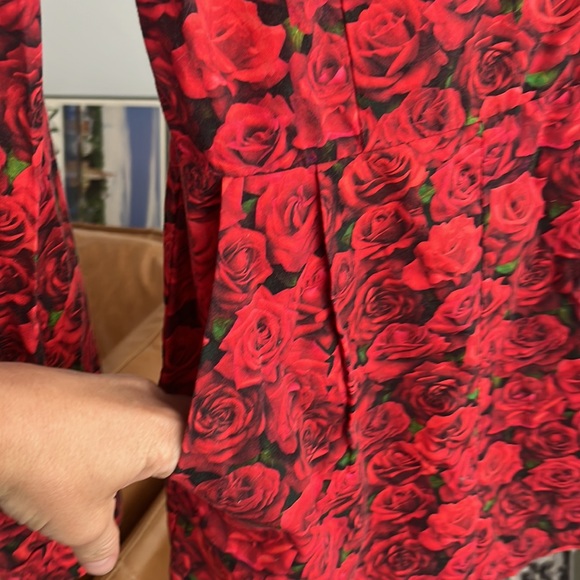 Birds of North America Nothura Roses Print Romper - Picture 6 of 9